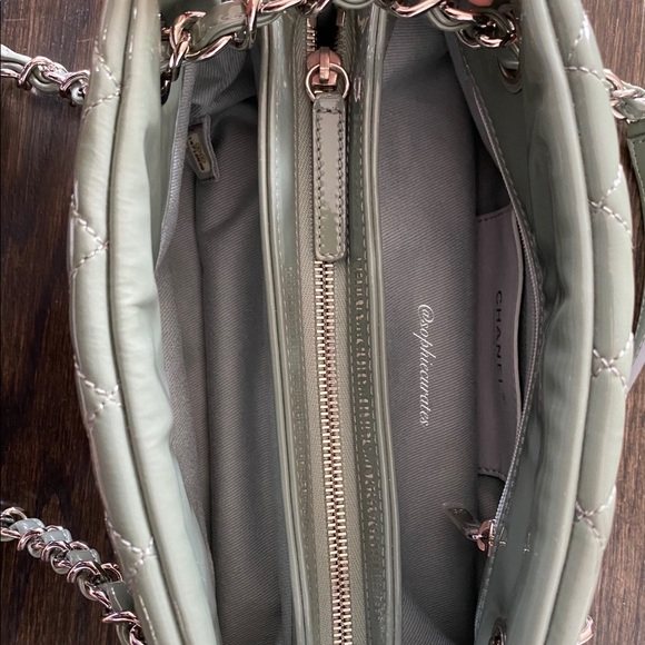 Chanel Small Just Mademoiselle Bowler Bag in Green - Picture 6 of 7